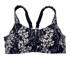 Victoria’s Secret Incredible Knockout Ultra Max Sports Bra 36C Black Floral